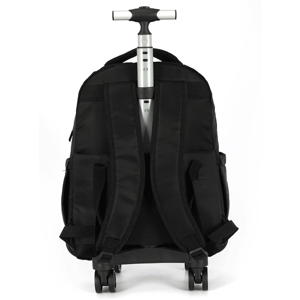 Kit Mochila Escolar com Rodinhas, Lancheira e Estojo Homem-Aranha Black - Luxcel