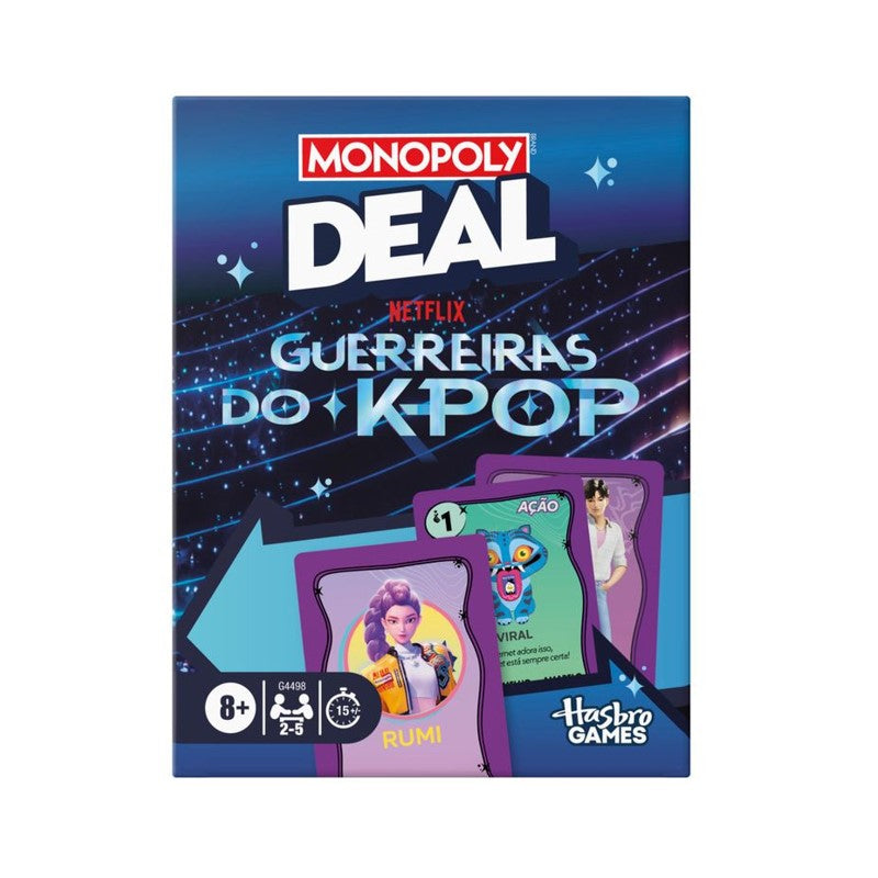 Monopoly Deal Guerreiras do K-POP - Hasbro