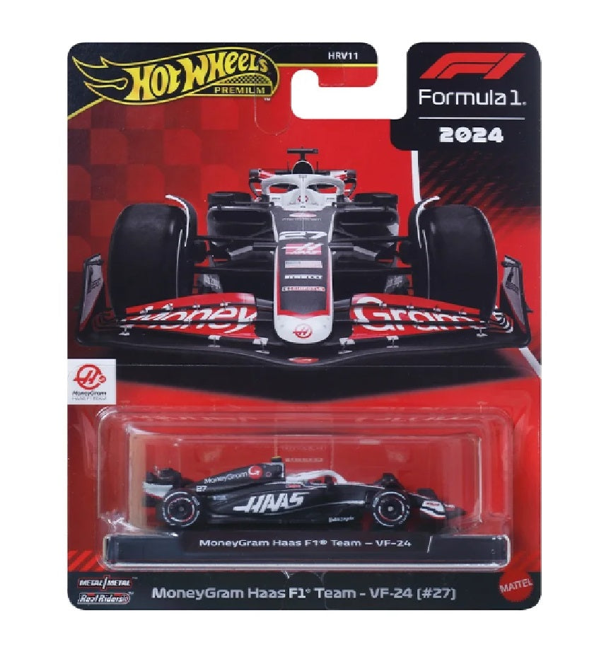 Hot Wheels Premium F1 Team MoneyGram Haas VF-24 Nico Hülkenberg Hrv11 2024