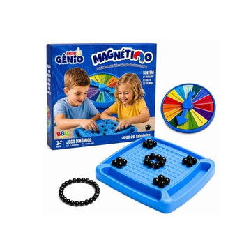 Jogo de Tabuleiro Magnético Mini Gênio - BBR