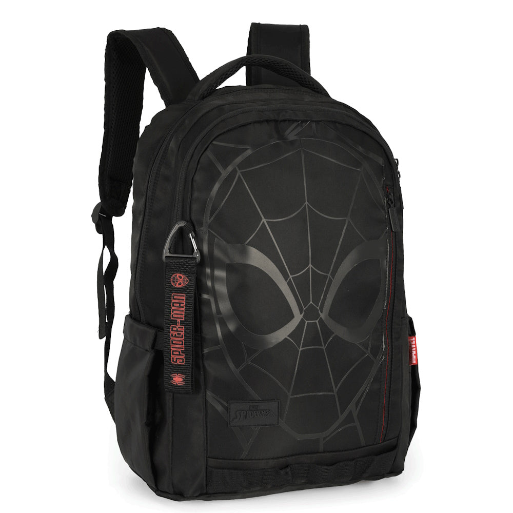 Kit Escolar Spider-Man Mochila De Costas + Estojo Black Edition