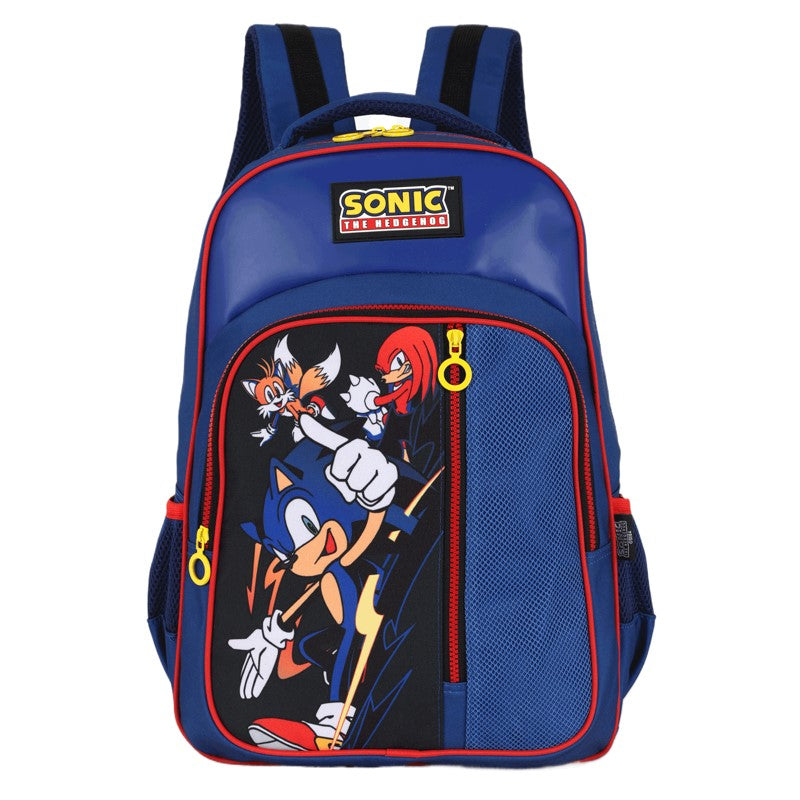 Kit Mochila de Costas + Estojo Sonic the Hedgehog Sonic, Tails e Knuckles - Luxcel