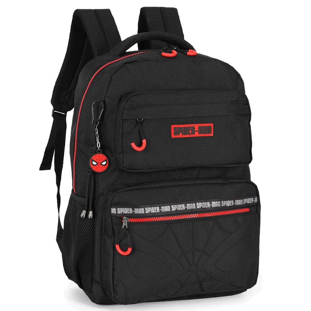 Kit Escolar Spider-Man Mochila de Costas e Estojo Black Edition - Luxcel