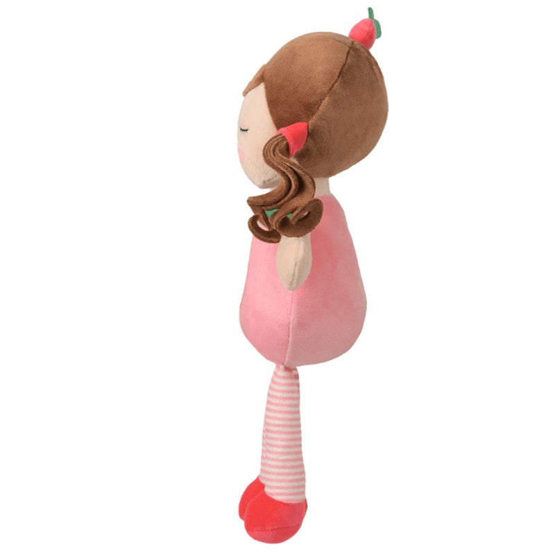Boneca Com Caixa Angela Frutas Maçãzinha 33cm - Metoo
