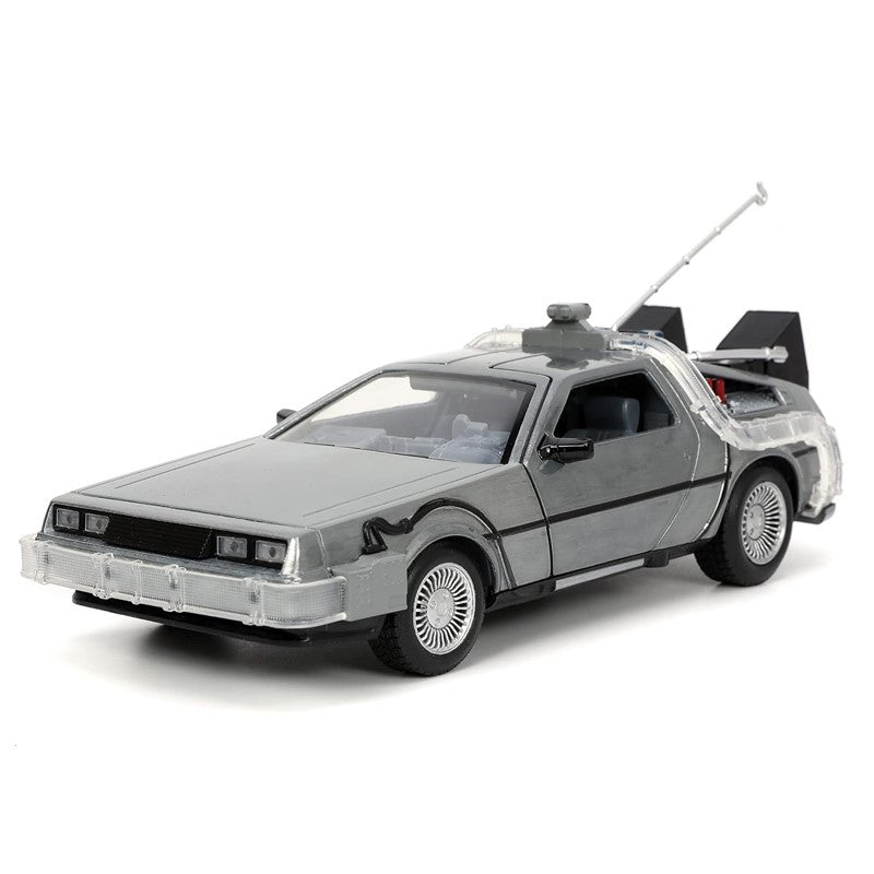 Miniatura De Volta Para o Futuro Time Machine c/ Luz 1:24 - Jada