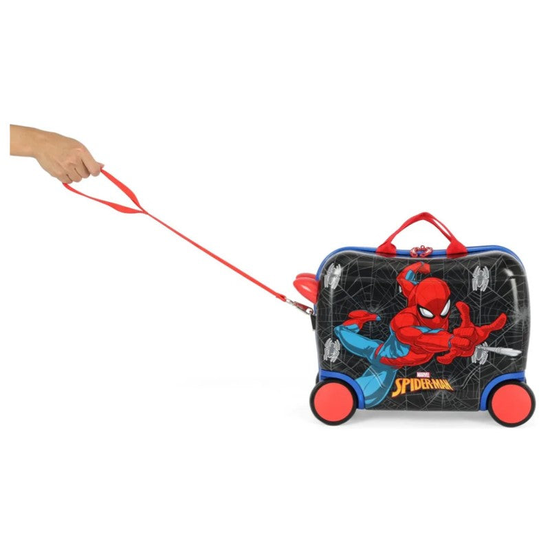 Mala De Viagem Carrinho Infantil Homem Aranha - Luxcel