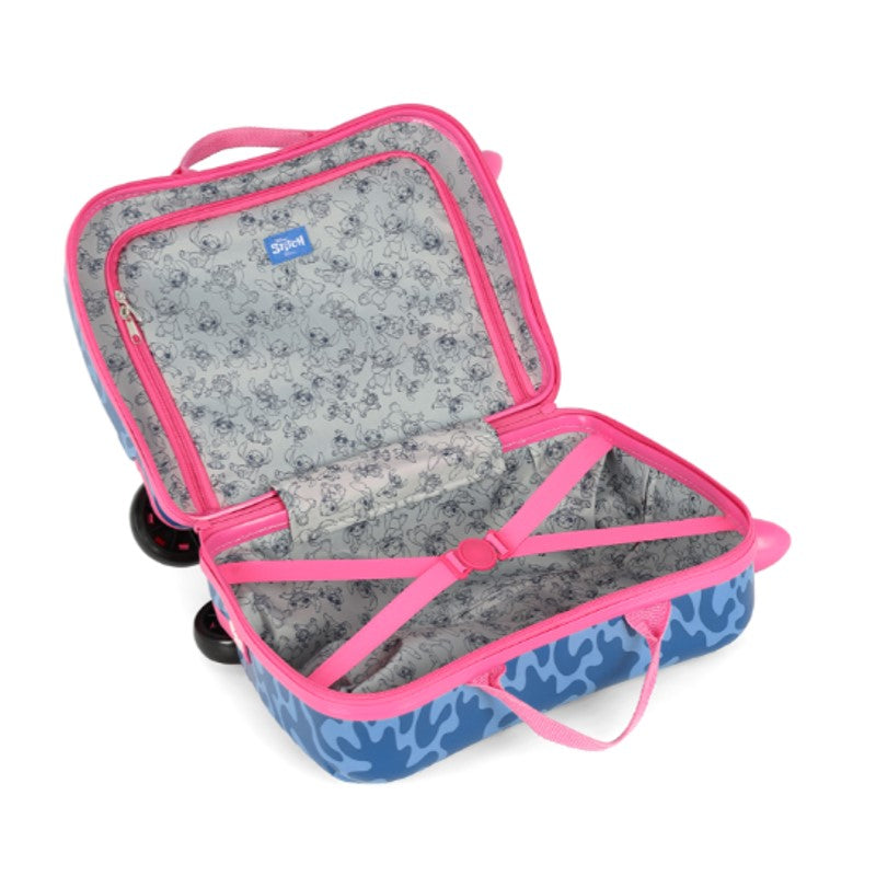 Mala de Viagem Infantil Disney Stitch e Angel - Luxcel