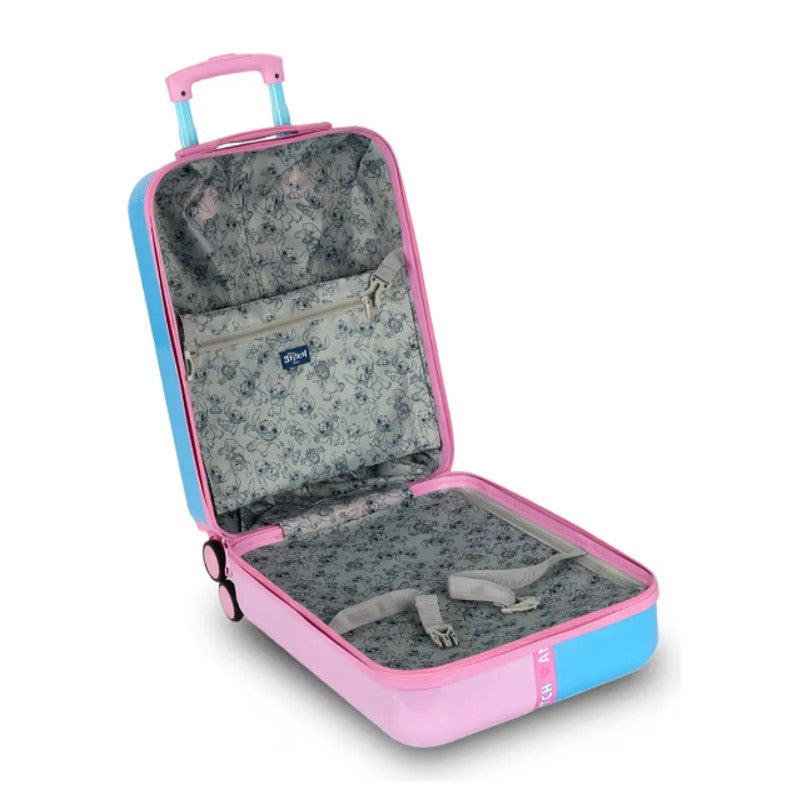 Mala De Bordo Infantil Stitch E Angel - Luxcel