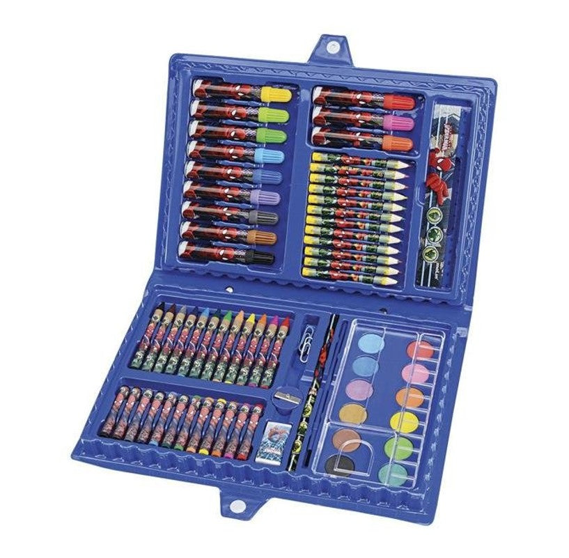 Kit Maletinha Pintura Infantil Homem Aranha 72 Peças - Molin