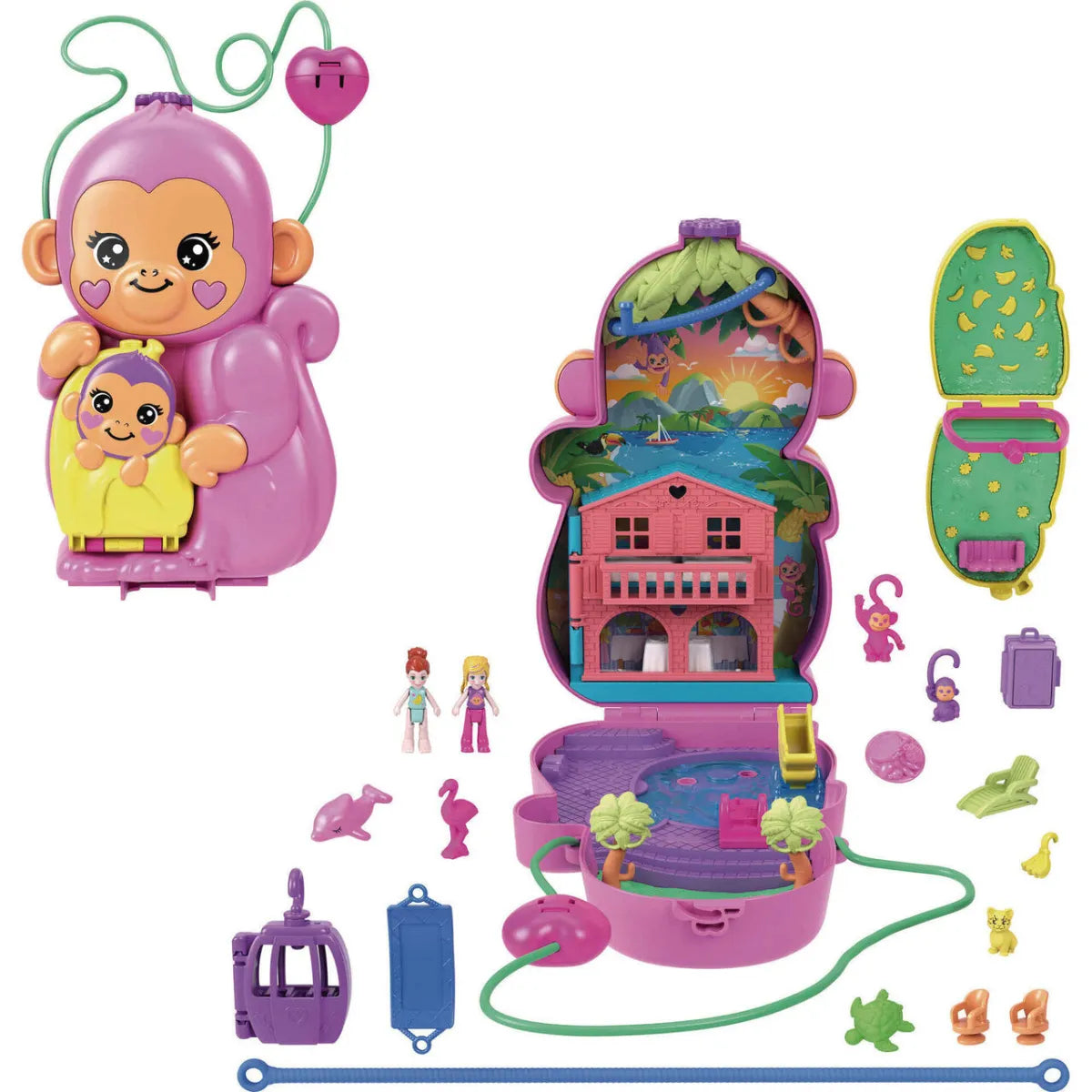Playset Polly Pocket Mãe e Bebê - Mattel
