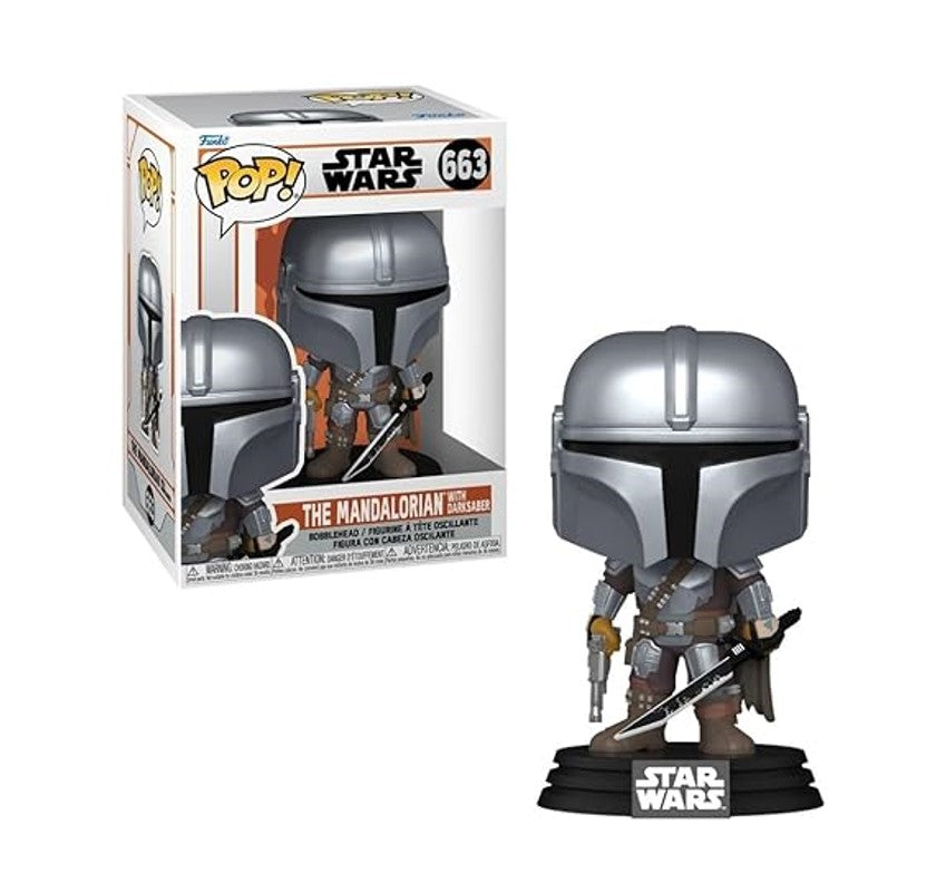 Boneco Funko POP! Star Wars Mandaloriano Darksaber - Candide