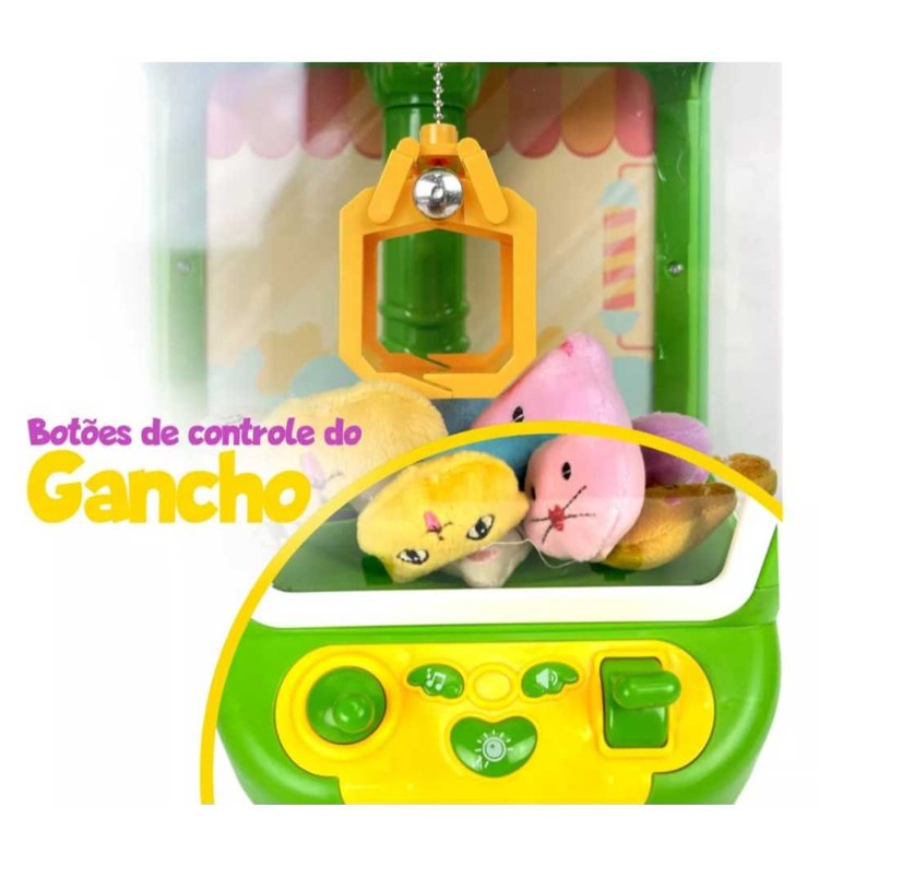 Brinquedo Mini Máquina de Agarrar Bichinhos - Zoop Toys