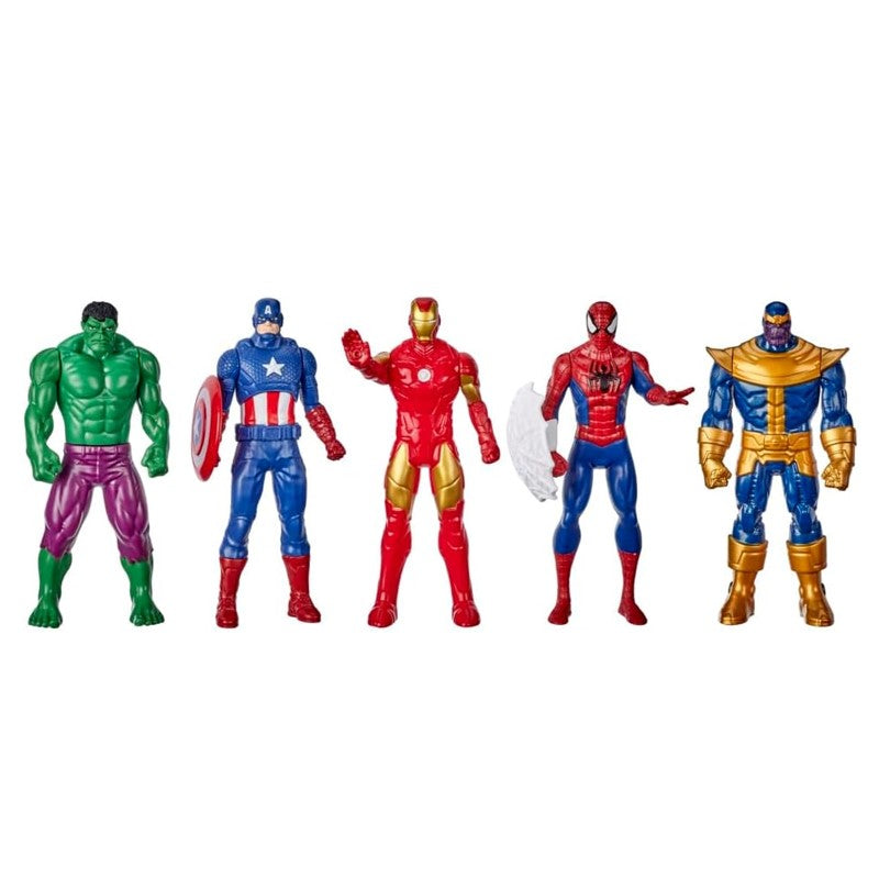 Kit Com 5 Bonecos Marvel Vingadores - Hasbro