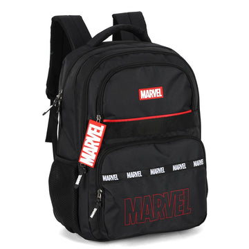 Mochila Marvel Luxcel – Escolar Juvenil Preta