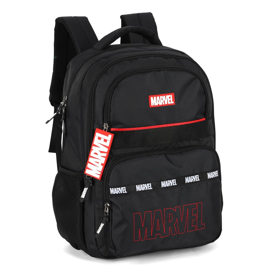 Mochila Marvel Luxcel – Escolar Juvenil Preta