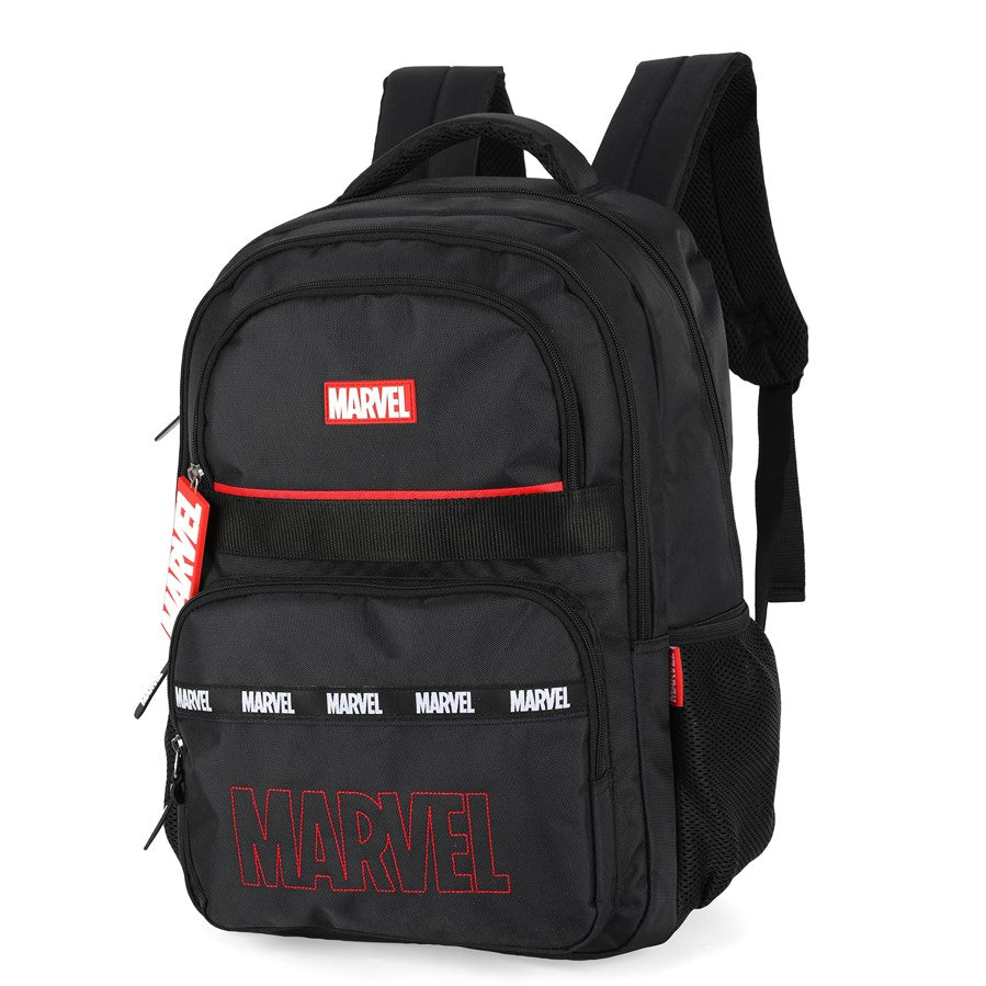 Mochila Marvel Luxcel – Escolar Juvenil Preta