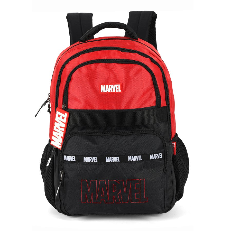 Mochila Marvel Luxcel – Escolar Juvenil Vermelha e Preta