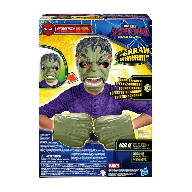 Marvel Máscara Eletrônica Savage Hulk com Som - Hasbro