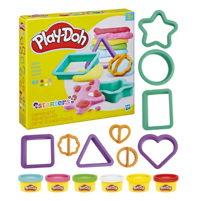 Conjunto Massinha Play-Doh Formas Variadas - Hasbro E8534