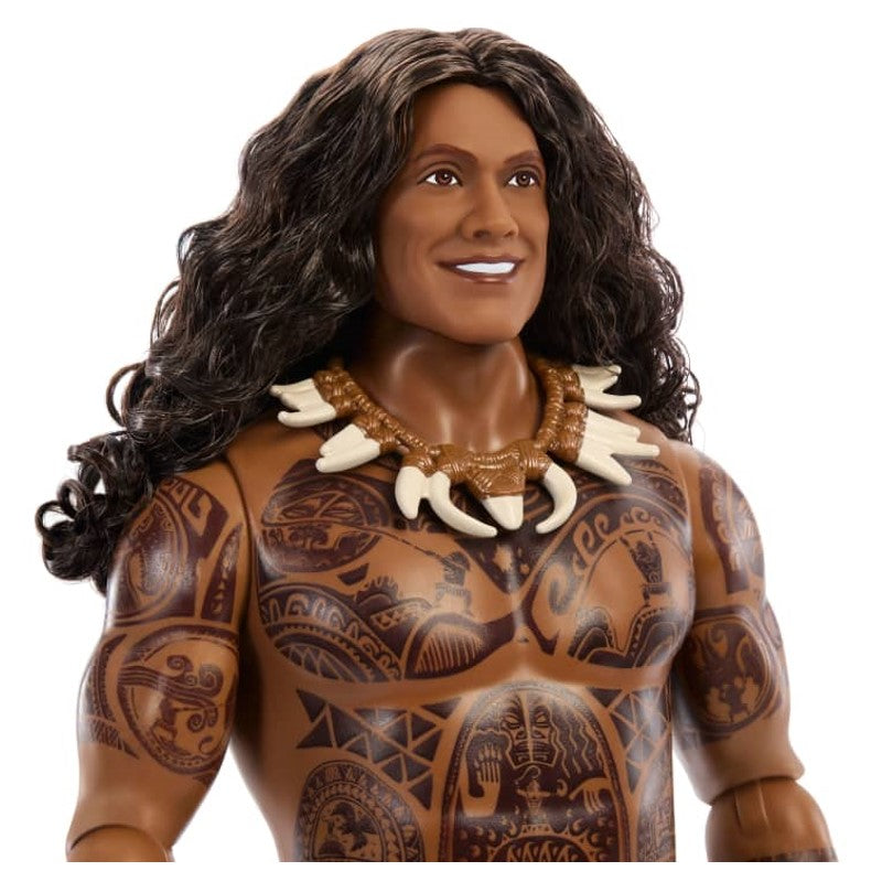 Boneco Maui Live Action Filme Moana Disney - Mattel