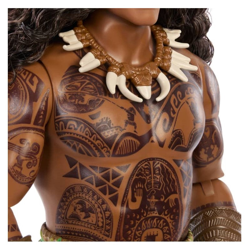Boneco Maui Live Action Filme Moana Disney - Mattel