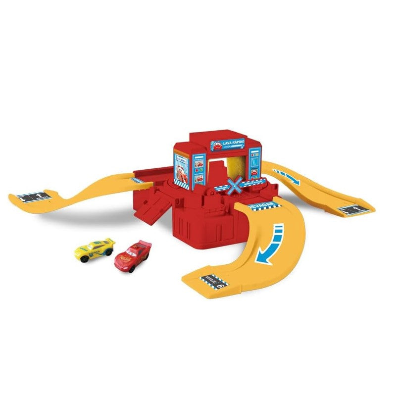 Lava Rápido Carros com Mcqueen e Cruz Dinoco - Toyng