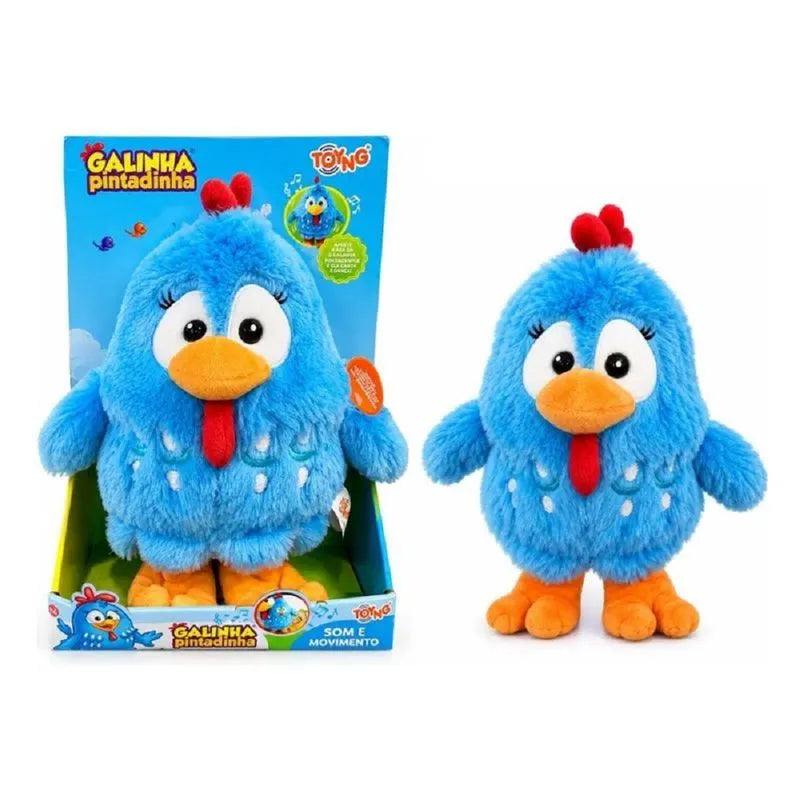 Pelúcia Galinha Pintadinha com Som e Movimento - Toyng