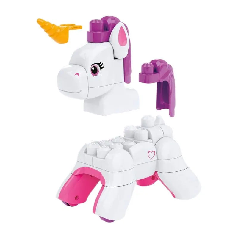 Megabloks 3 em 1 Unicórnio Monta e Brilha - Mattel
