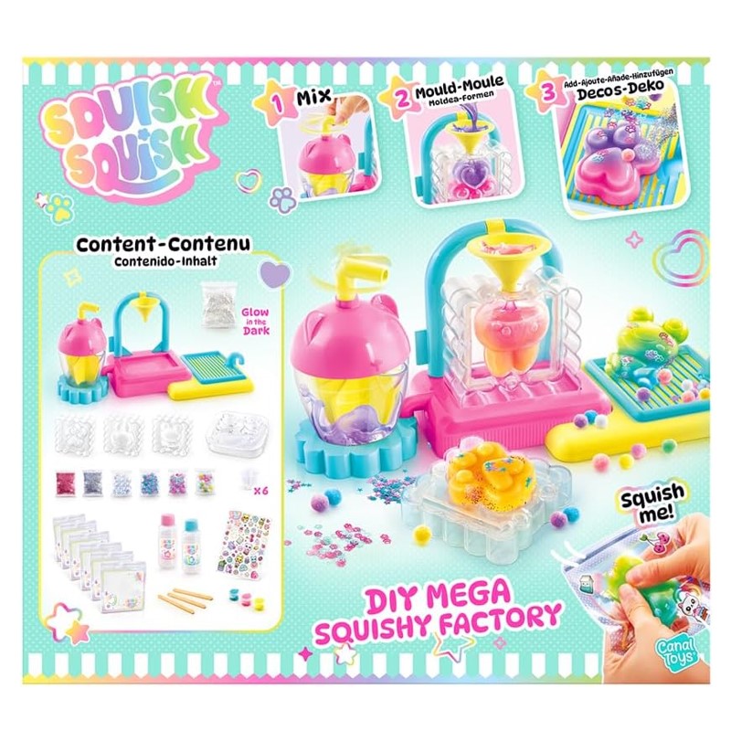 Mega Fábrica Faca Seu Squishy - Fun