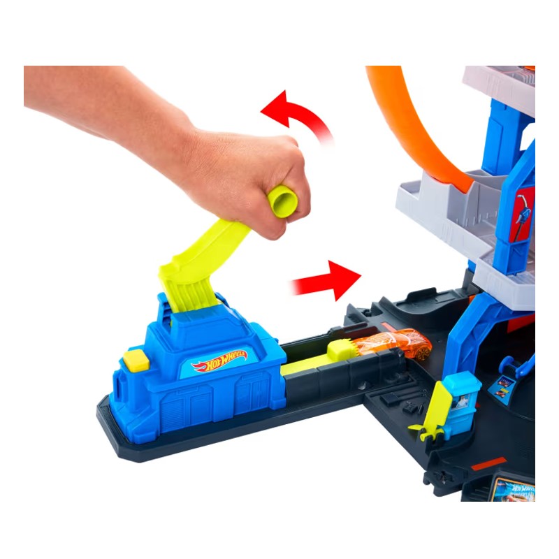 Conjunto de garagem Hot Wheels City Mega Loop - MATTEL