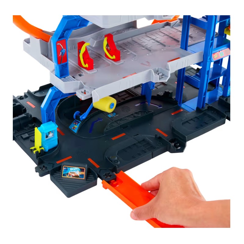 Conjunto de garagem Hot Wheels City Mega Loop - MATTEL