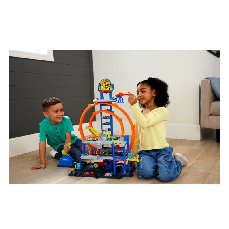 Conjunto de garagem Hot Wheels City Mega Loop - MATTEL