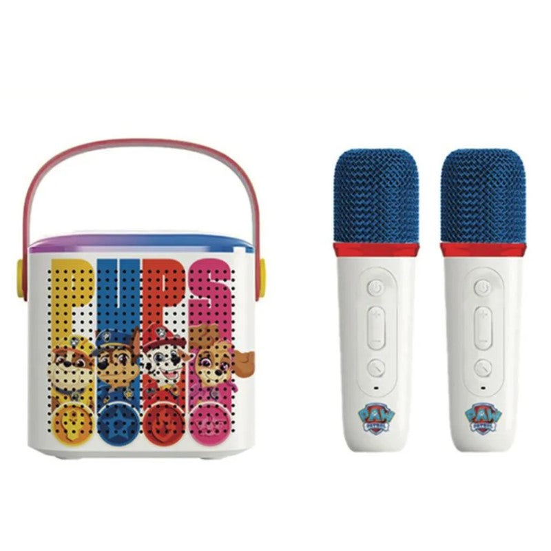 Caixa de Som Bluetooth Karaokê Infantil Patrulha Canina - Candide