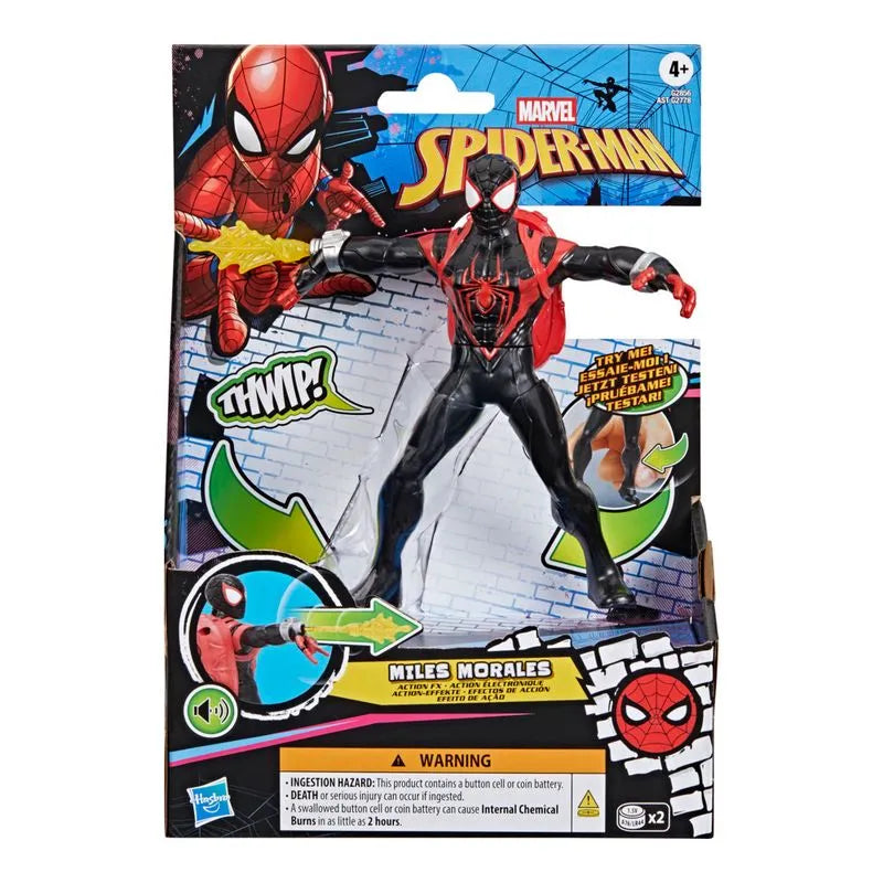 Homem-Aranha Miles Morales Action FX - Hasbro