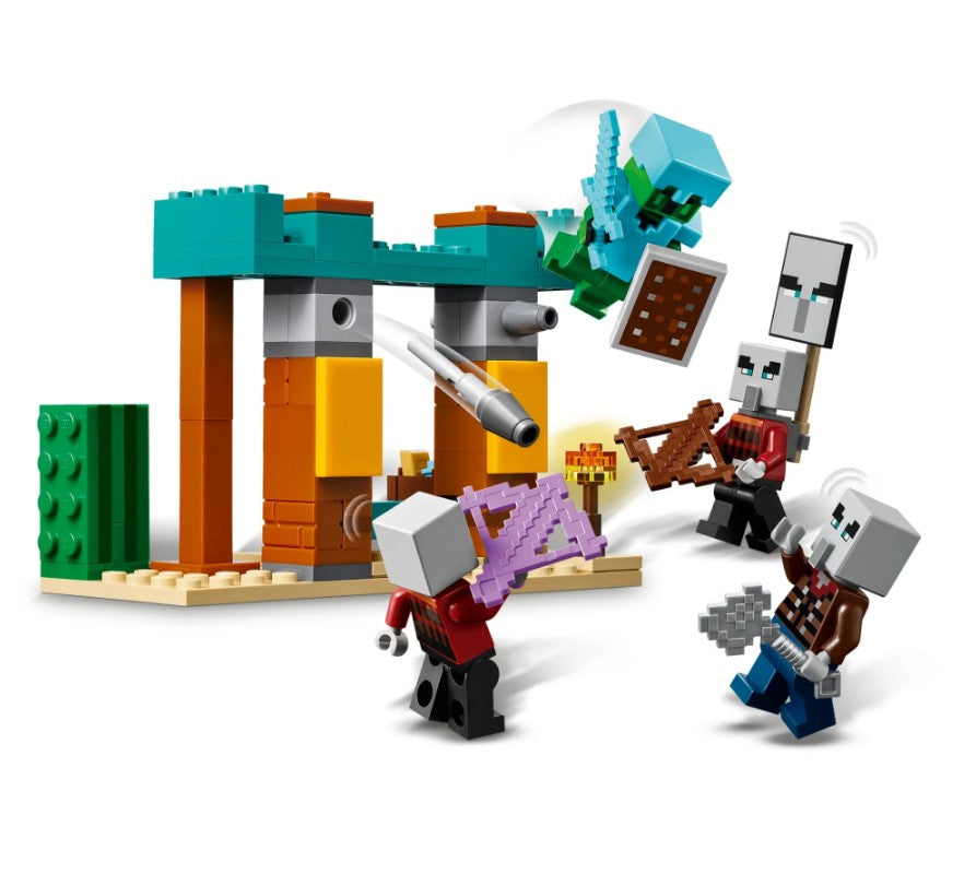 Lego Minecraft Patrulha do Deserto Illager 21267