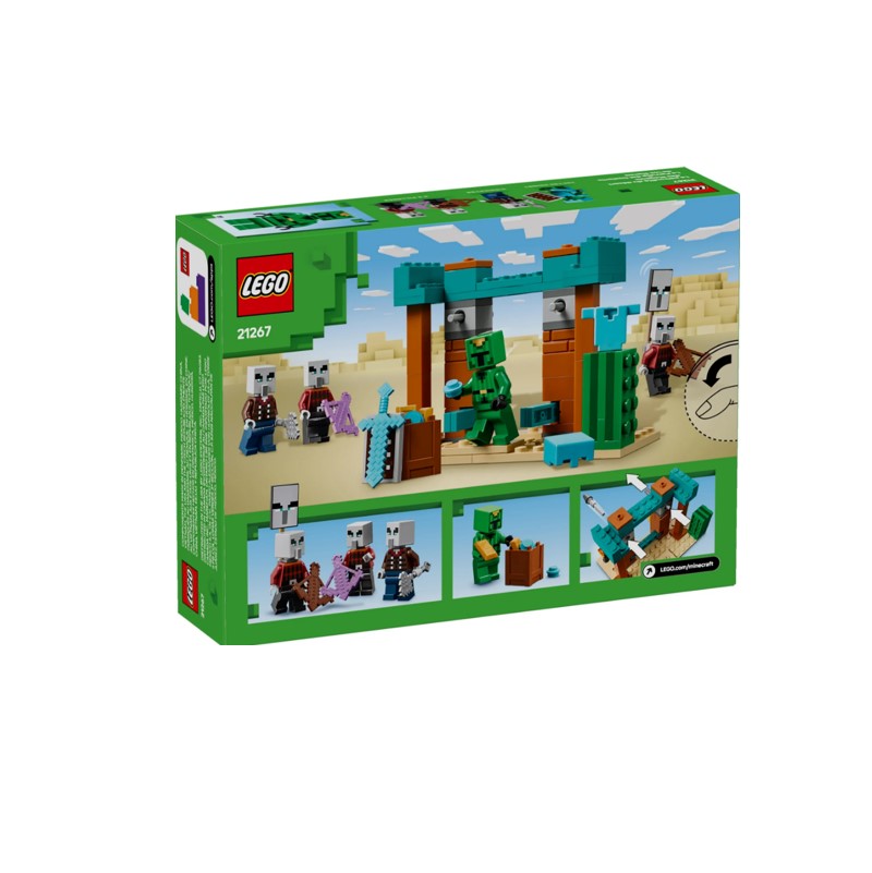 Lego Minecraft Patrulha do Deserto Illager 21267