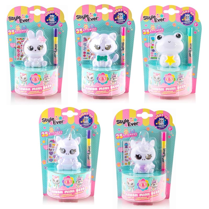 Decore sua Luminária Mini Kawaii - Fun