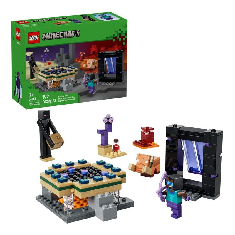Lego Minecraft Jornada do Portal do Nether e do End - 21584