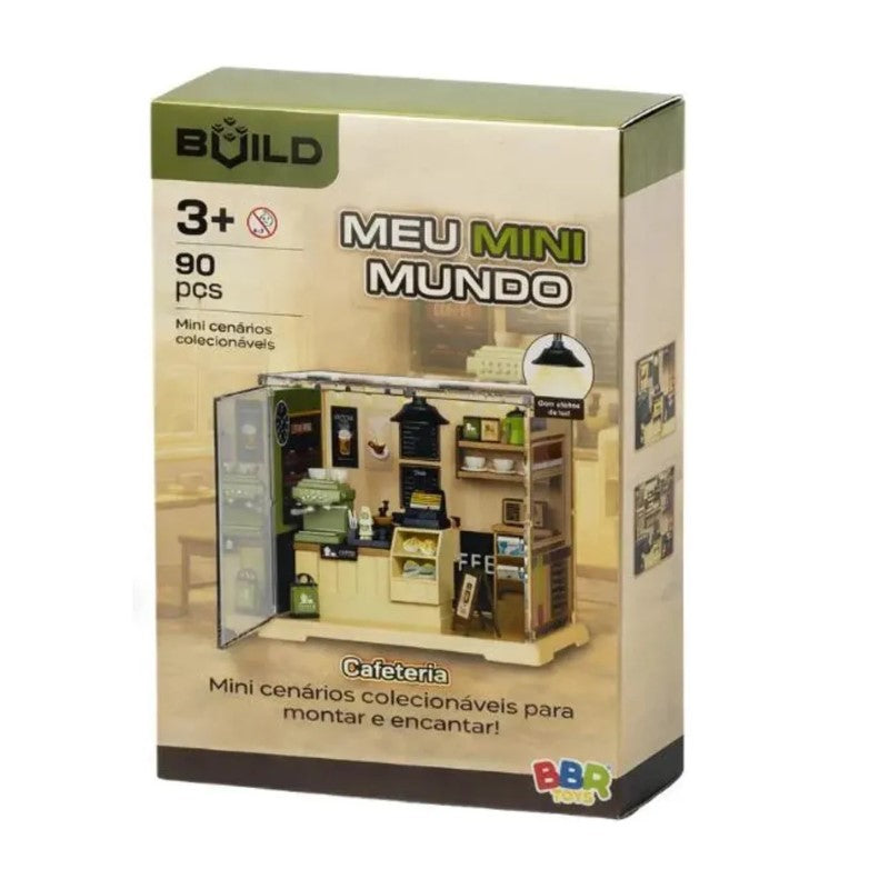 Meu Mini Mundo Cafeteria Com Luz - BBR