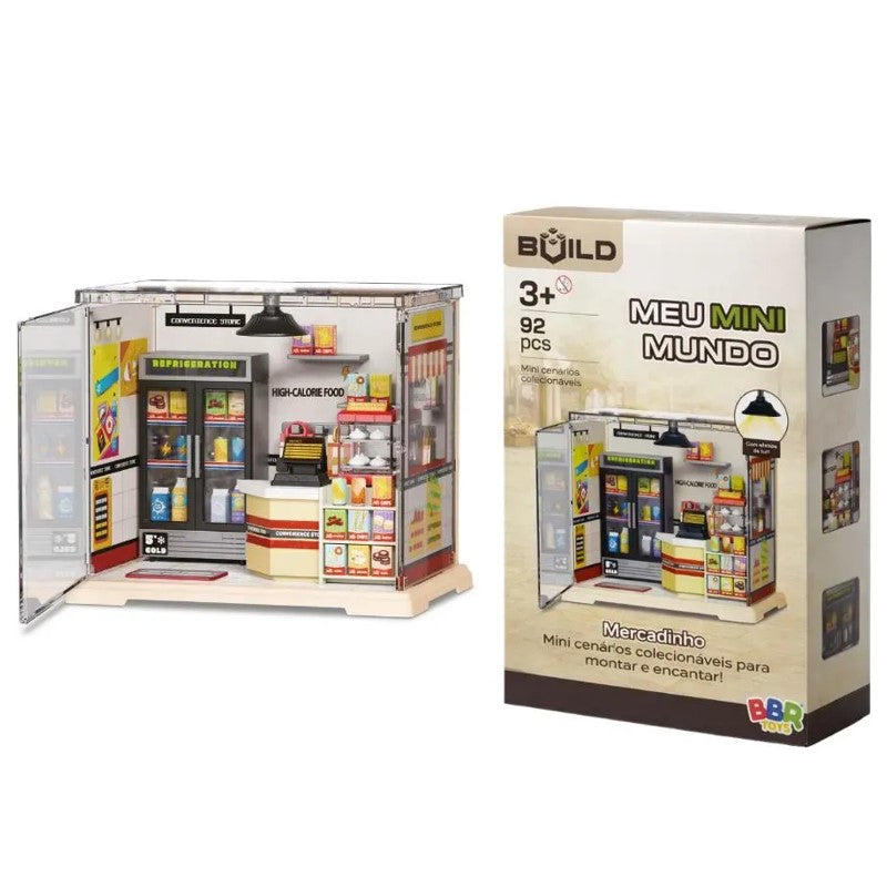 Meu Mini Mundo Mercadinho Com Luz - BBR