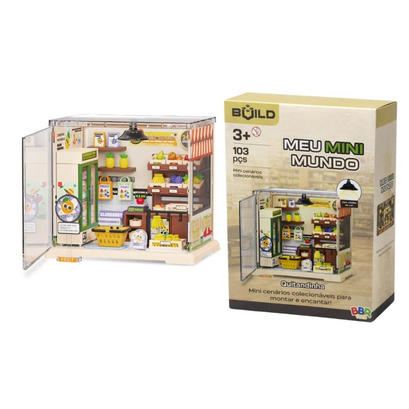 Meu Mini Mundo Quitandinha Com Luz - BBR