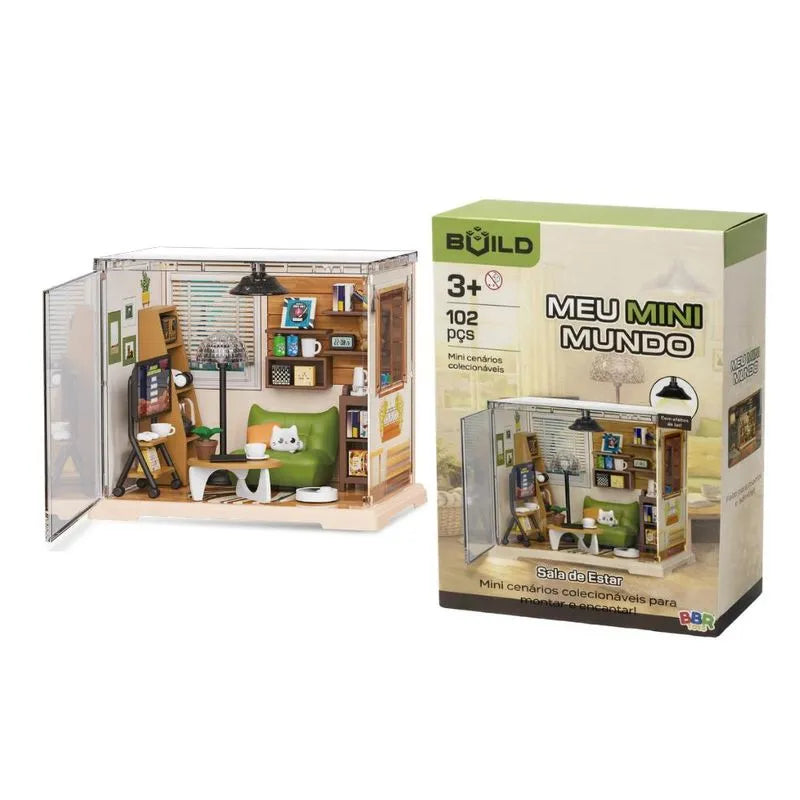 Meu Mini Mundo Sala de Estar com Luz - BBR