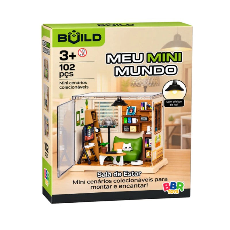 Meu Mini Mundo Sala de Estar com Luz - BBR