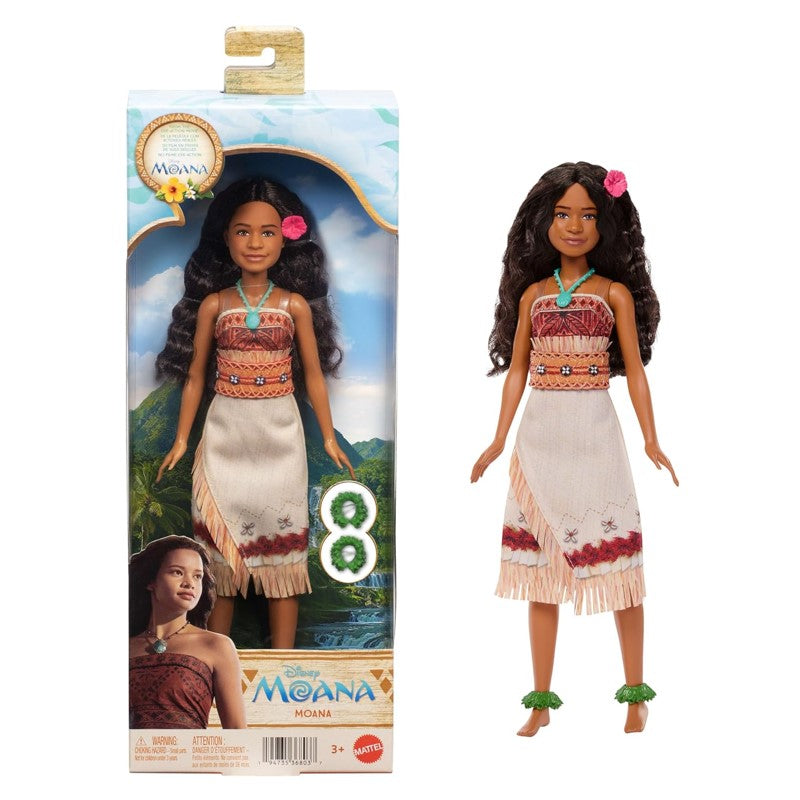 Boneca Moana Live Action Princesa Disney - Mattel