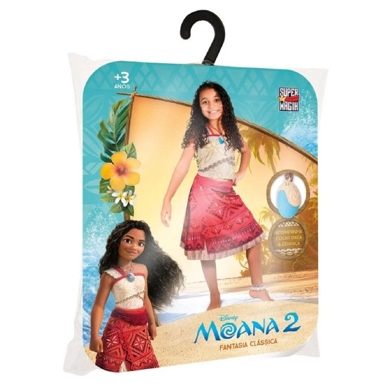 Fantasia Moana 2 com Colar Tamanho M - Nova Brink