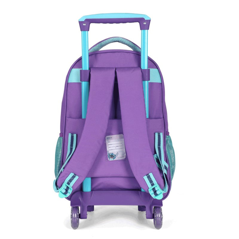Kit Escolar Stitch com Mochila de Rodinhas, Lancheira e Estojo - Luxcel