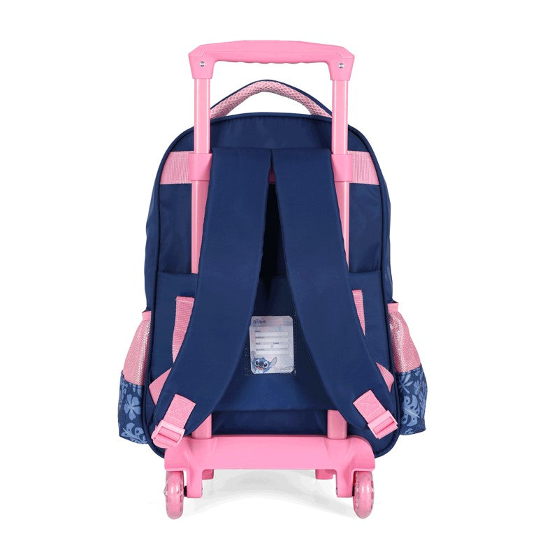 Kit Escolar Stitch com Mochila de Rodinhas, Lancheira e Estojo - Luxcel