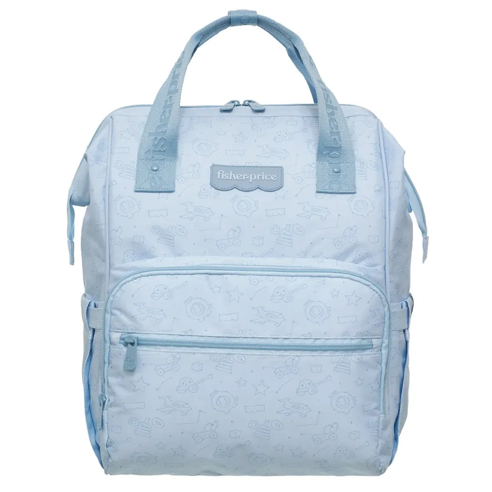 Mochila Maternidade Dozy Boys Fisher Price Azul - Pacific