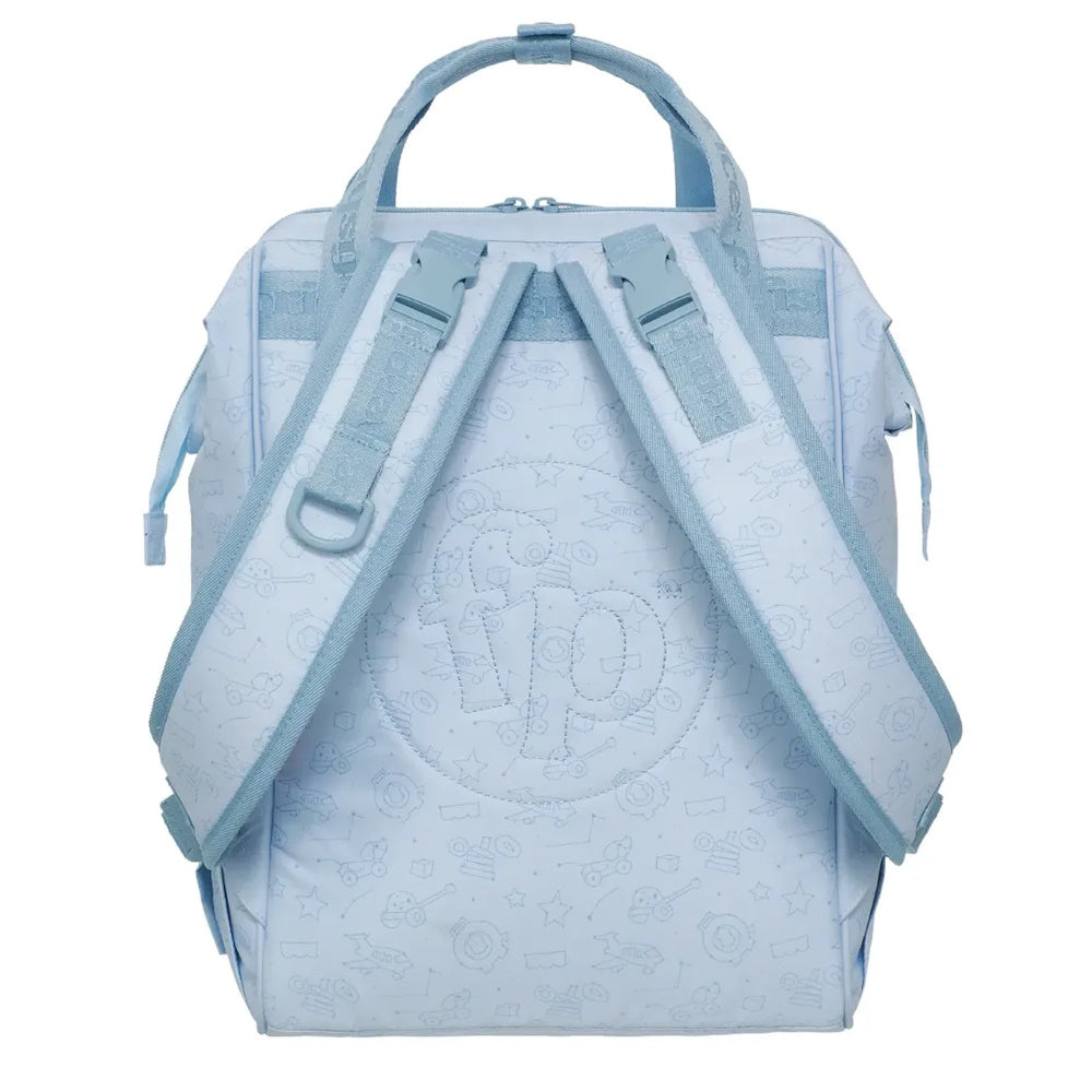 Mochila Maternidade Dozy Boys Fisher Price Azul - Pacific