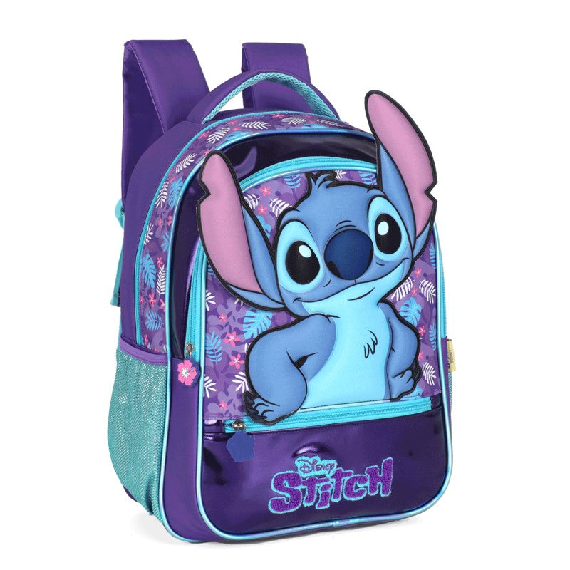 Kit Mochila de Costas e Estojo Stitch Disney - Luxcel